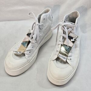 Adidas Originals Nizza Bonega Women's Size 8 White Shoes